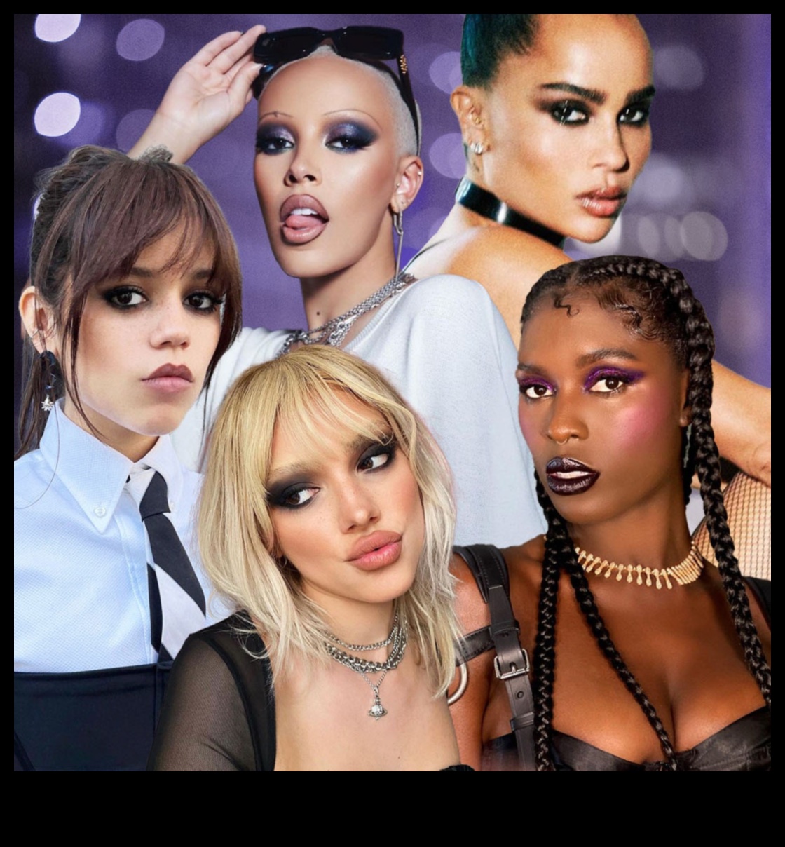 Το Glam Meets Grunge: Εκρηκτικές ανατροπές στα κλασικά στυλ μακιγιάζ για πάρτι