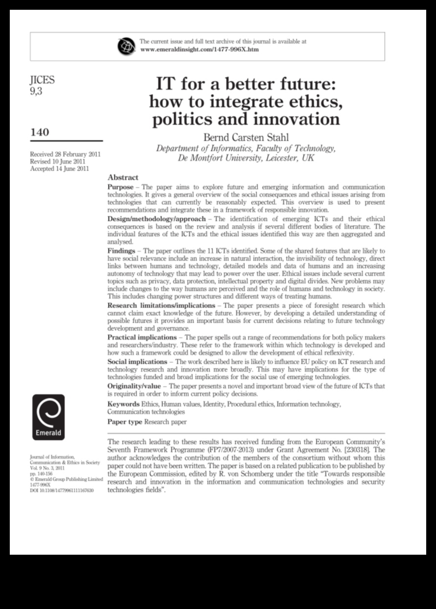 Επικοινωνία ηθικού σχεδιασμού Το μέλλον της καινοτομίας 2 Τάσεις Καινοτομίας: Διαμόρφωση του Τοπίου της Επικοινωνίας Ηθικού Σχεδιασμού