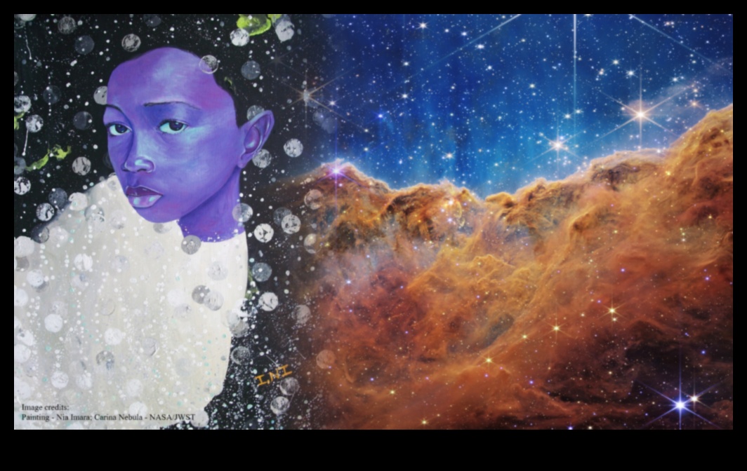 Galactic Canvas A Visual Journey Through the Stars 5 Γαλαξιακός Καμβάς: Καλλιτεχνικές Αναπαραστάσεις των Αστρικών Θαυμάτων στους Γαλαξίες