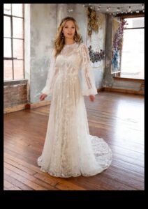 Chic Boho Bliss: Αβίαστη Bohemian Wedding Attire