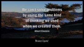 Thinking for Tomorrow: Futuristic Elements in Solution Problem